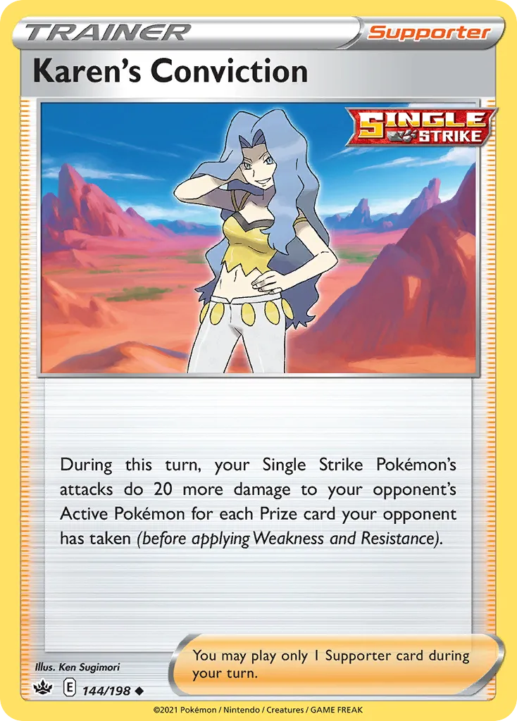 Karen's Conviction — SWSH06: Chilling Reign — Pokémon
