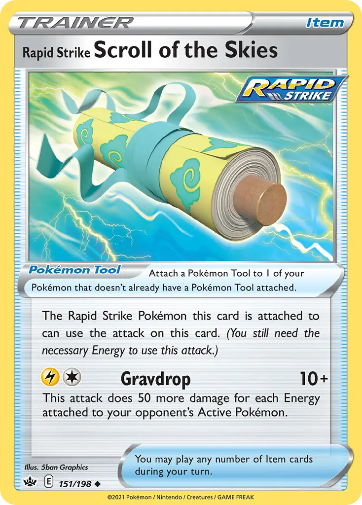 Rouleau Céleste Mille Poings — SWSH06: Chilling Reign — Pokémon