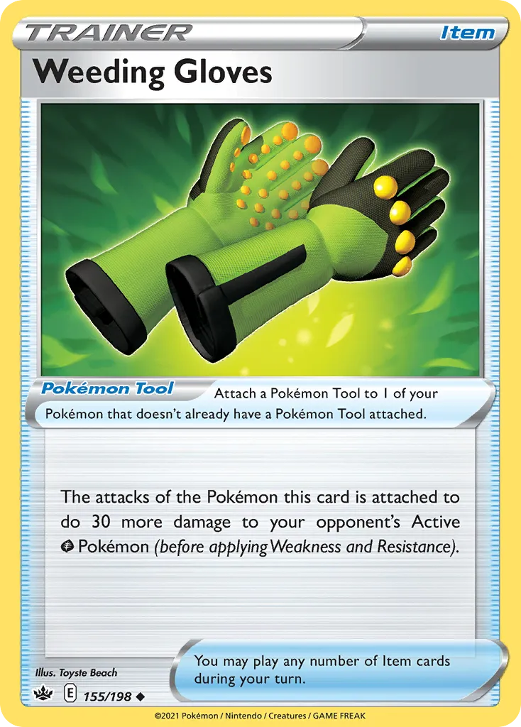 Gants Désherbants — SWSH06: Chilling Reign — Pokémon