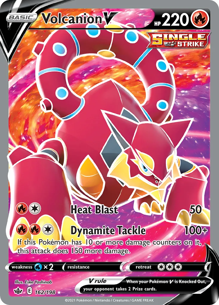 Volcanion V — SWSH06: Chilling Reign — Pokemon