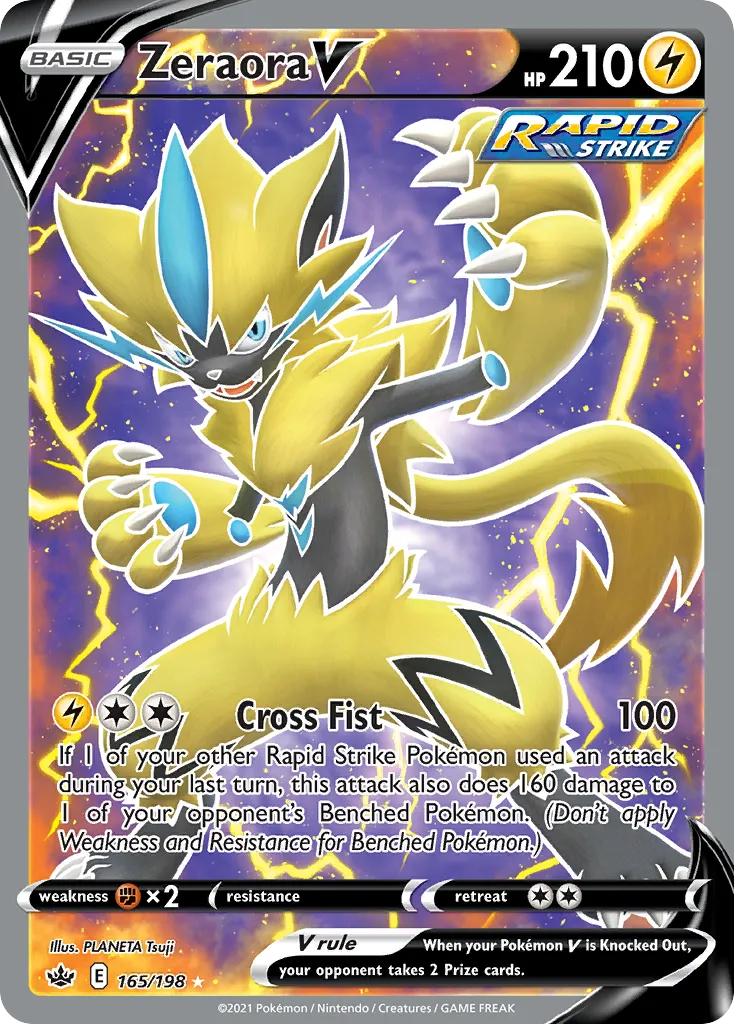 Zeraora V — SWSH06: Chilling Reign — Pokémon