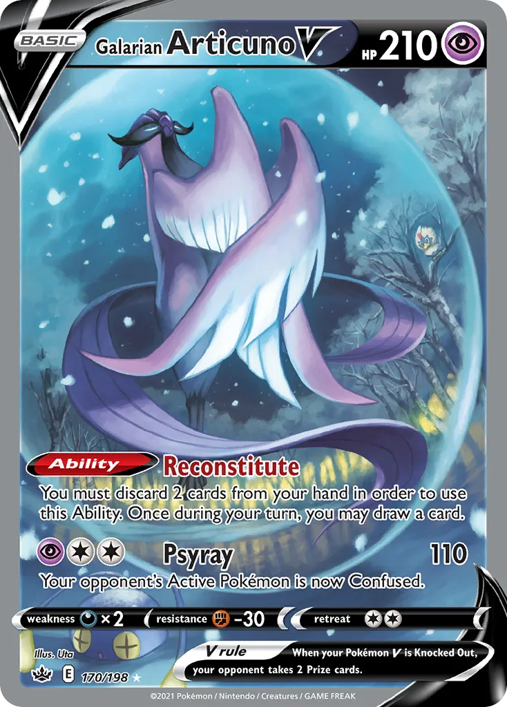 Galarian Articuno V — SWSH06: Chilling Reign — Pokémon
