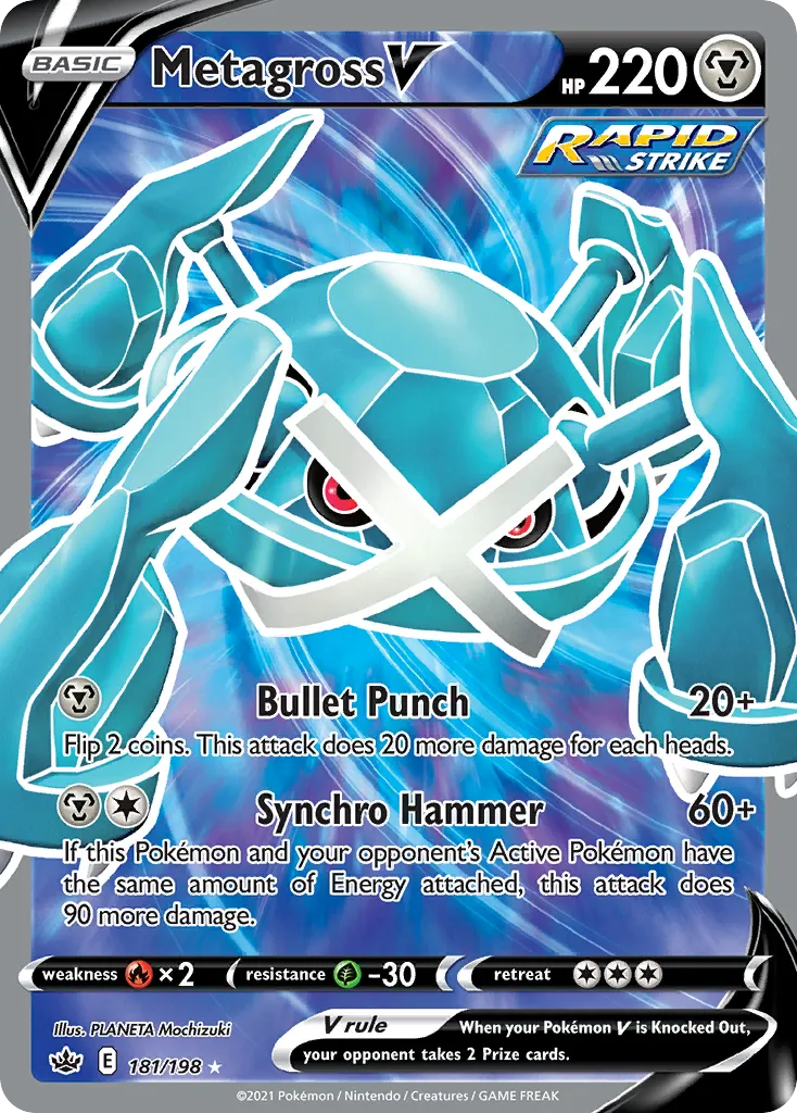 Metagross V — SWSH06: Chilling Reign — Pokemon