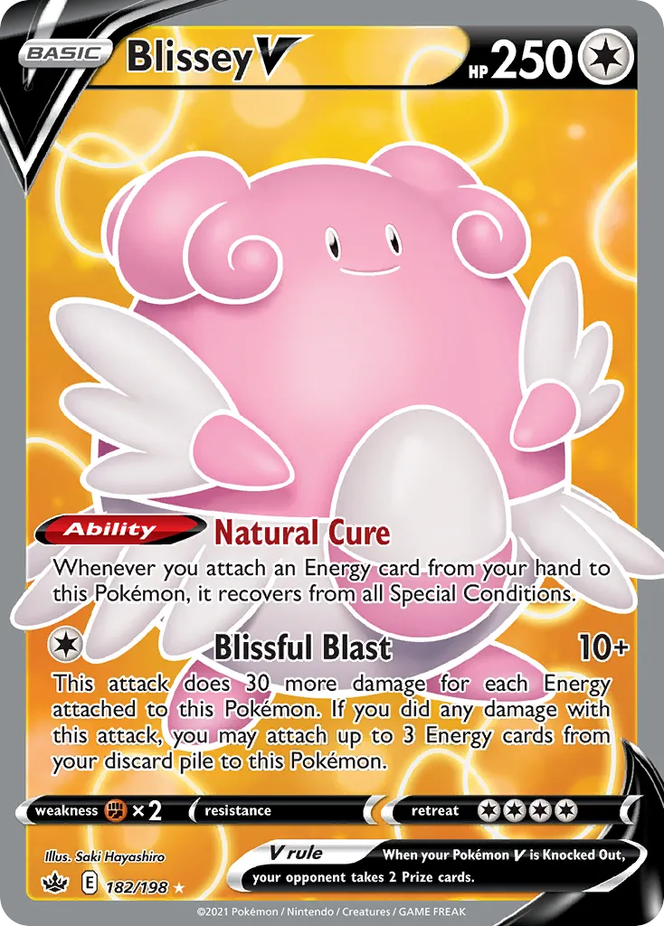 Blissey V from SWSH06: Chilling Reign - Pokemon