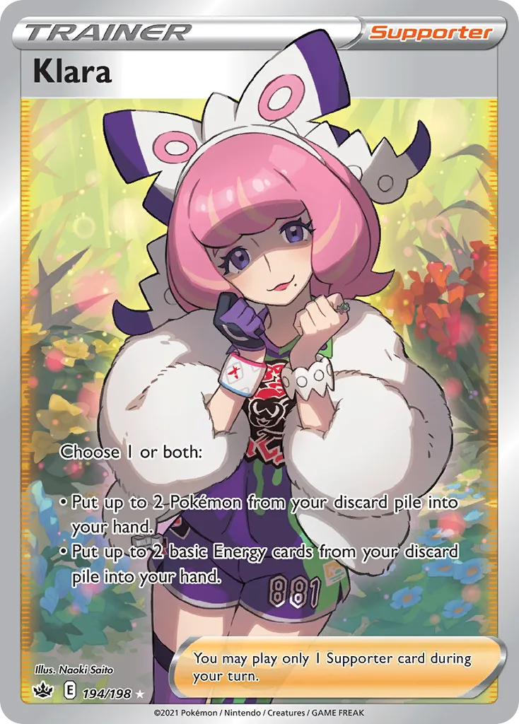 Klara — SWSH06: Chilling Reign — Pokémon