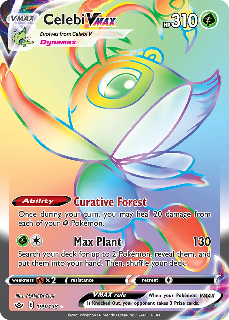 Celebi VMAX — SWSH06: Chilling Reign — Pokémon