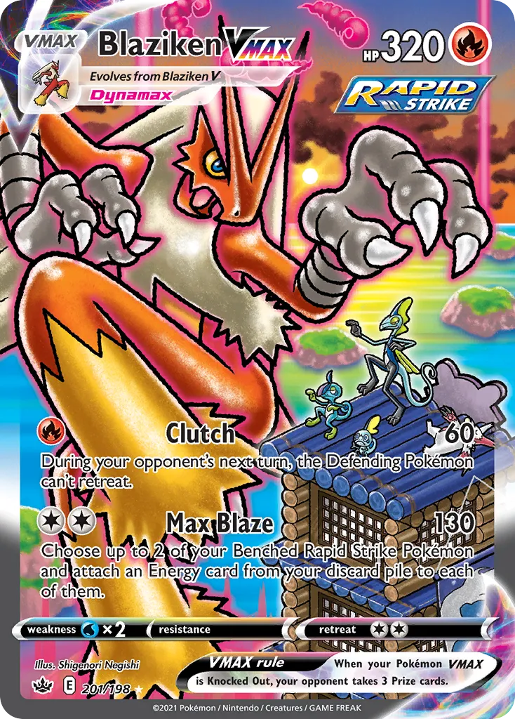 Blaziken VMAX — SWSH06: Chilling Reign — Pokemon