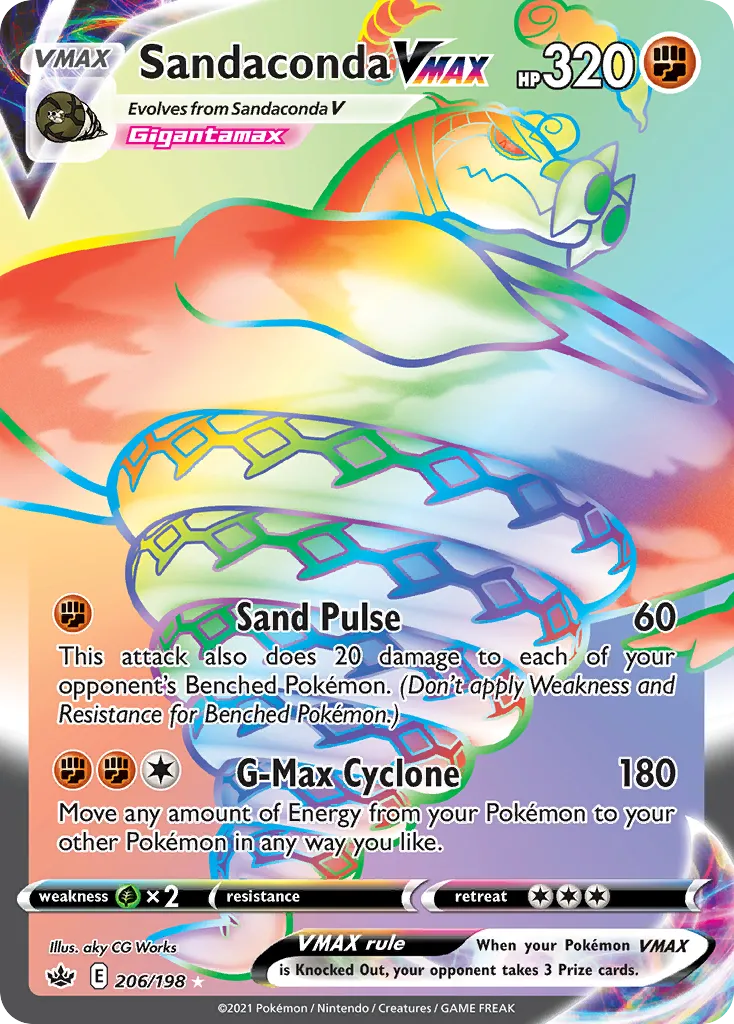 Dunaconda VMAX — SWSH06: Chilling Reign — Pokémon