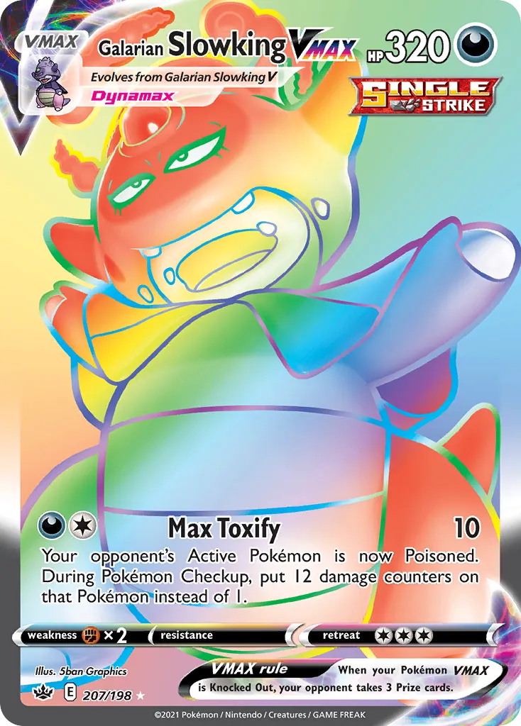 Galarian Slowking VMAX — SWSH06: Chilling Reign — Pokémon