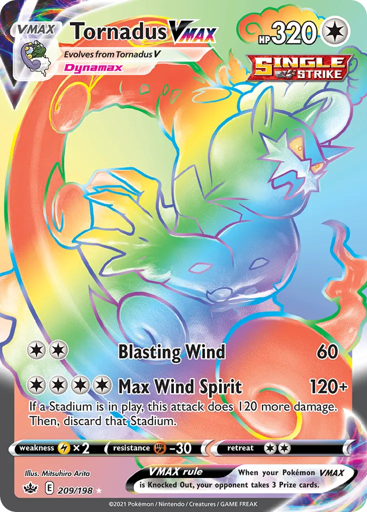 Tornadus VMAX — SWSH06: Chilling Reign — Pokémon