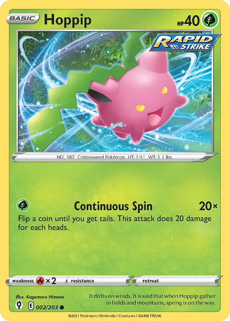 Hoppip — SWSH07: Evolving Skies — Pokémon