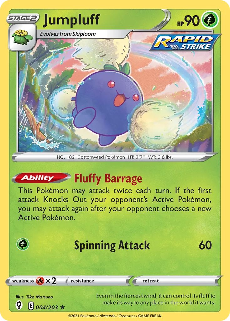 Jumpluff — SWSH07: Evolving Skies — Pokémon