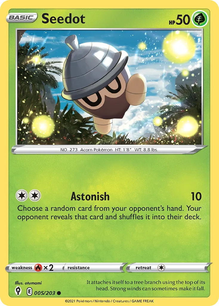 Seedot — SWSH07: Evolving Skies — Pokémon