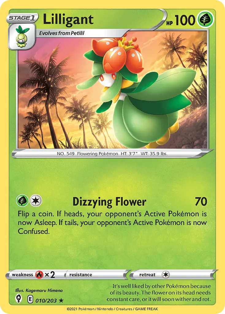 Lilligant — SWSH07: Evolving Skies — Pokemon
