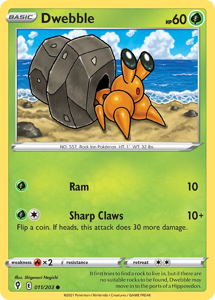 Crabicoque — SWSH07: Evolving Skies — Pokémon