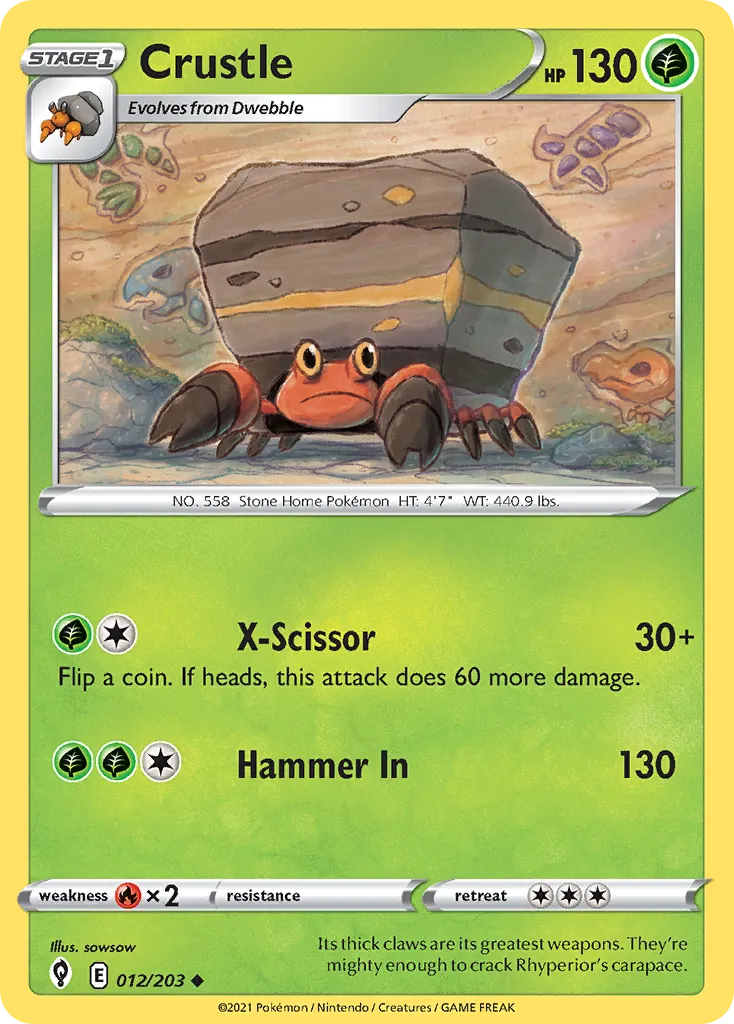 Crabaraque — SWSH07: Evolving Skies — Pokémon