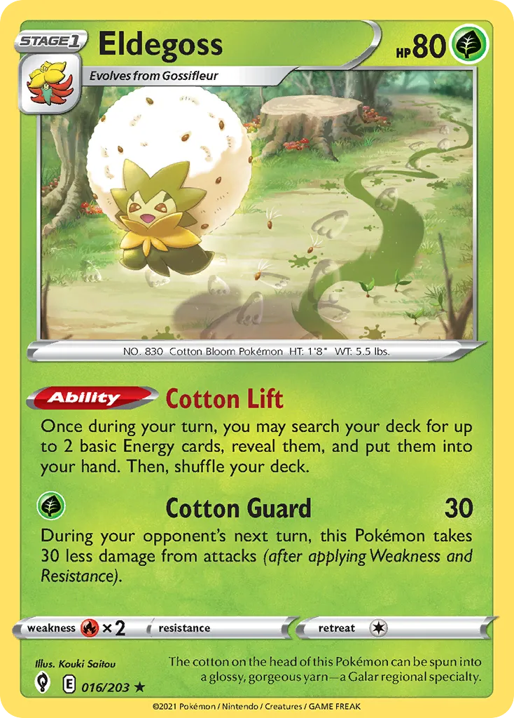 Eldegoss — SWSH07: Evolving Skies — Pokémon