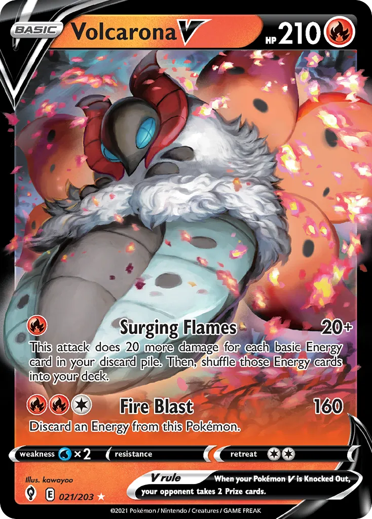 Pyrax V — SWSH07: Evolving Skies — Pokémon
