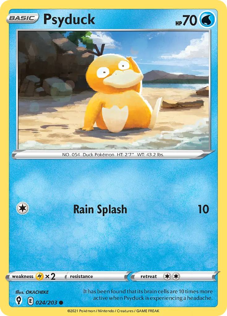Psykokwak — SWSH07: Evolving Skies — Pokémon