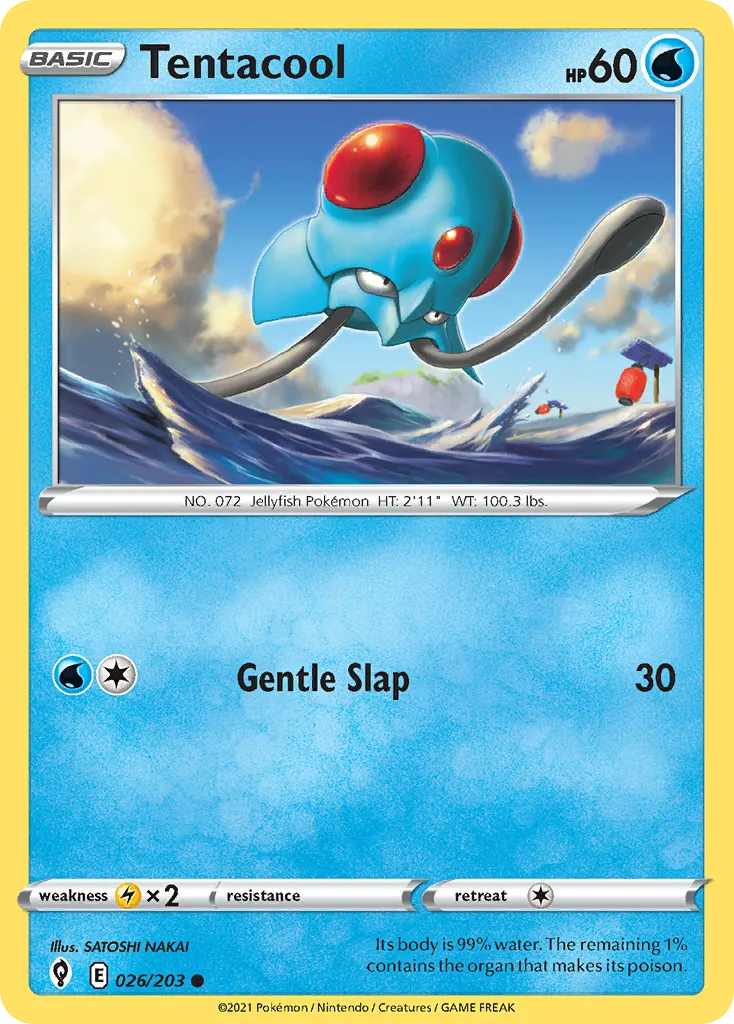 Tentacool — SWSH07: Evolving Skies — Pokémon