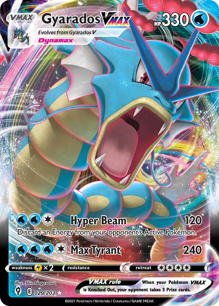 Gyarados VMAX — SWSH07: Evolving Skies — Pokémon