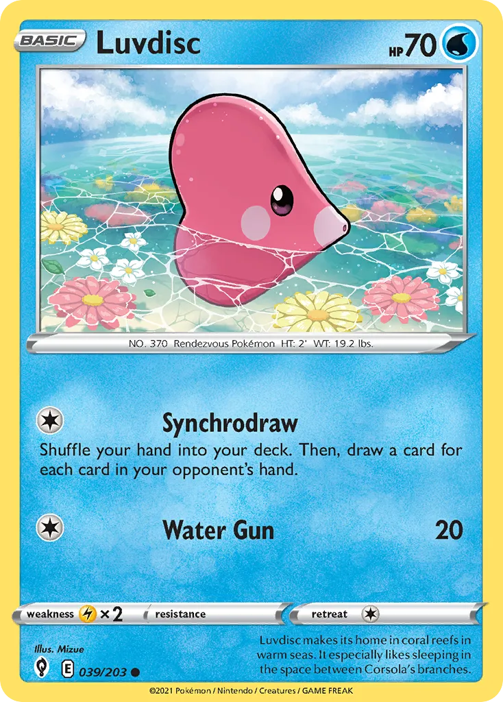Lovdisc — SWSH07: Evolving Skies — Pokémon