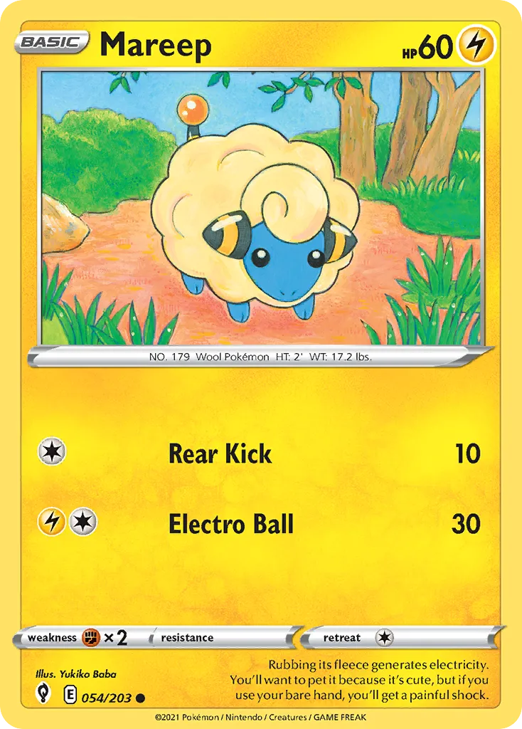 Mareep — SWSH07: Evolving Skies — Pokemon