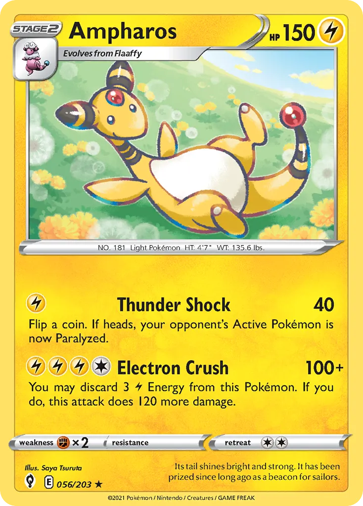 Pharamp — SWSH07: Evolving Skies — Pokémon