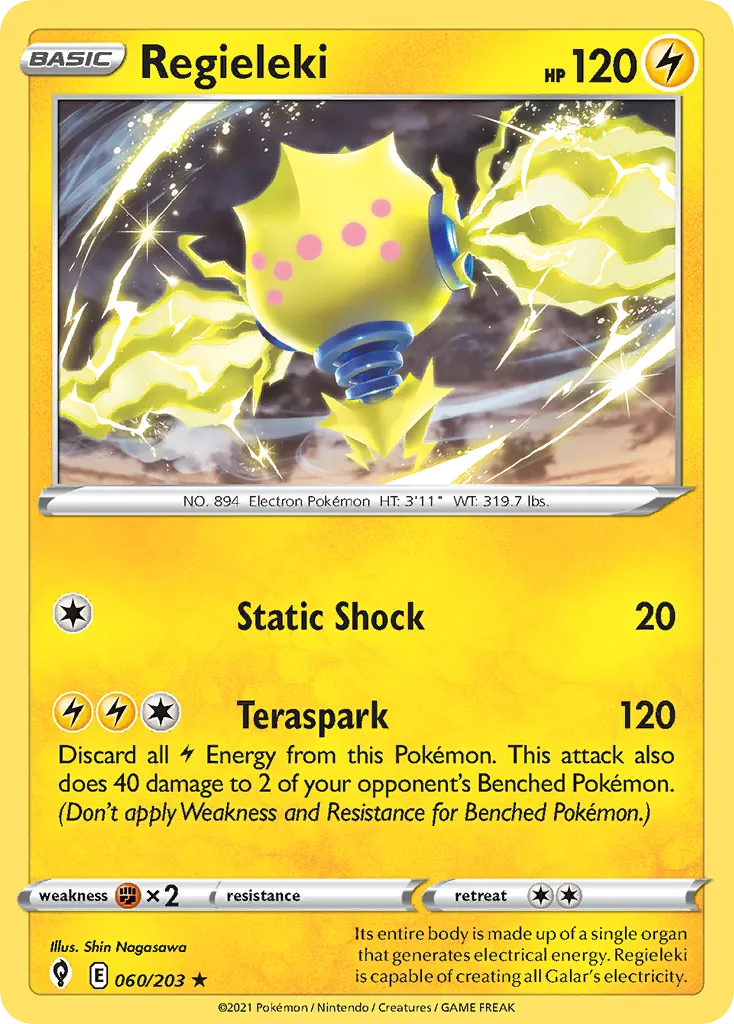 Regieleki — SWSH07: Evolving Skies — Pokémon