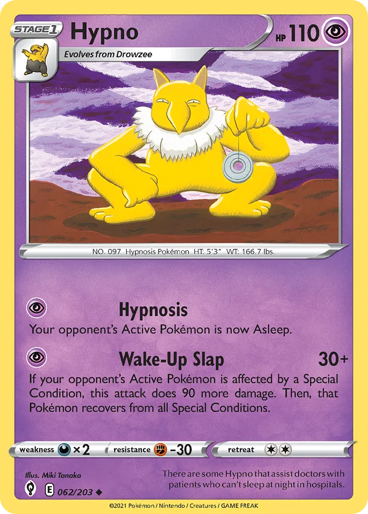 Hypno — SWSH07: Evolving Skies — Pokémon
