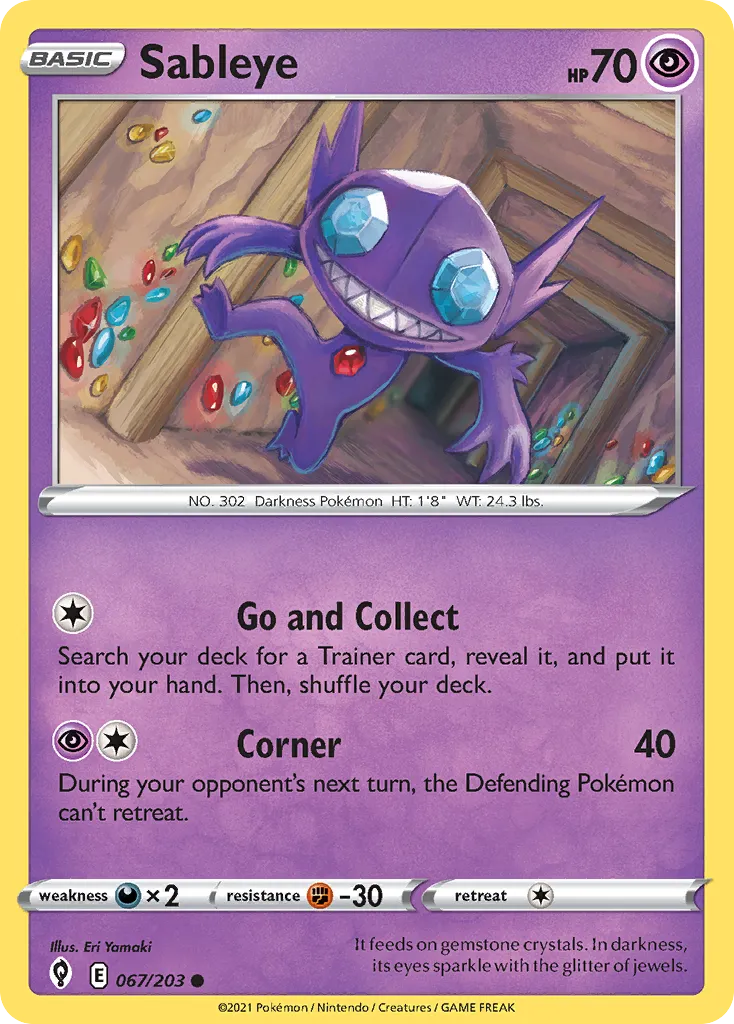 Ténéfix — SWSH07: Evolving Skies — Pokémon