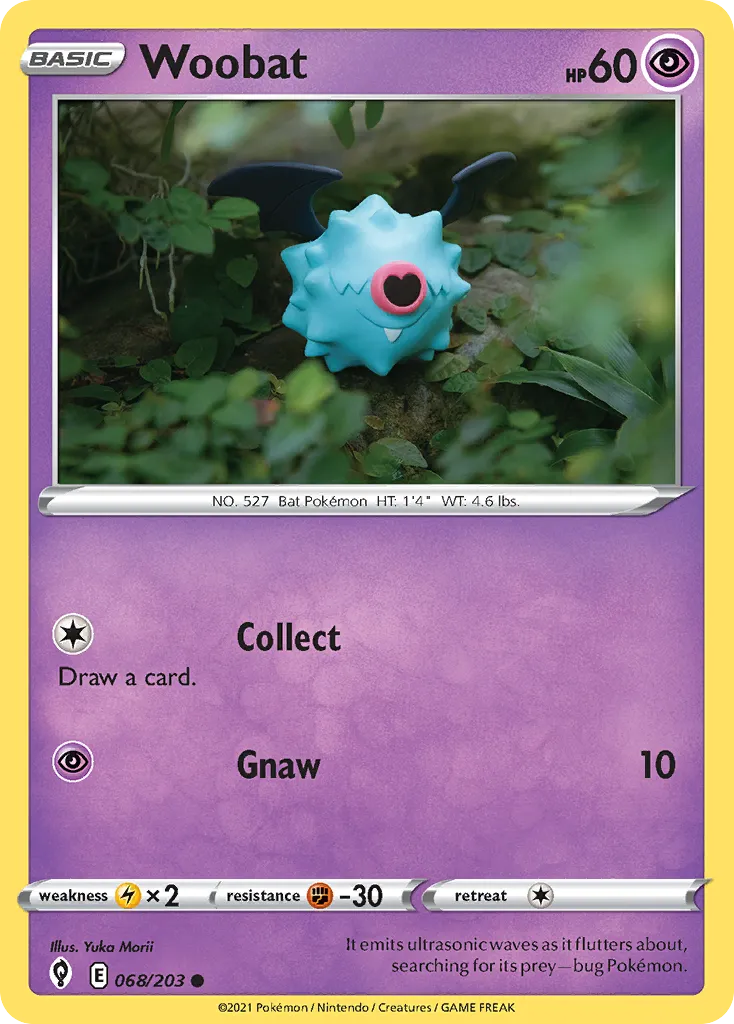 Woobat — SWSH07: Evolving Skies — Pokémon