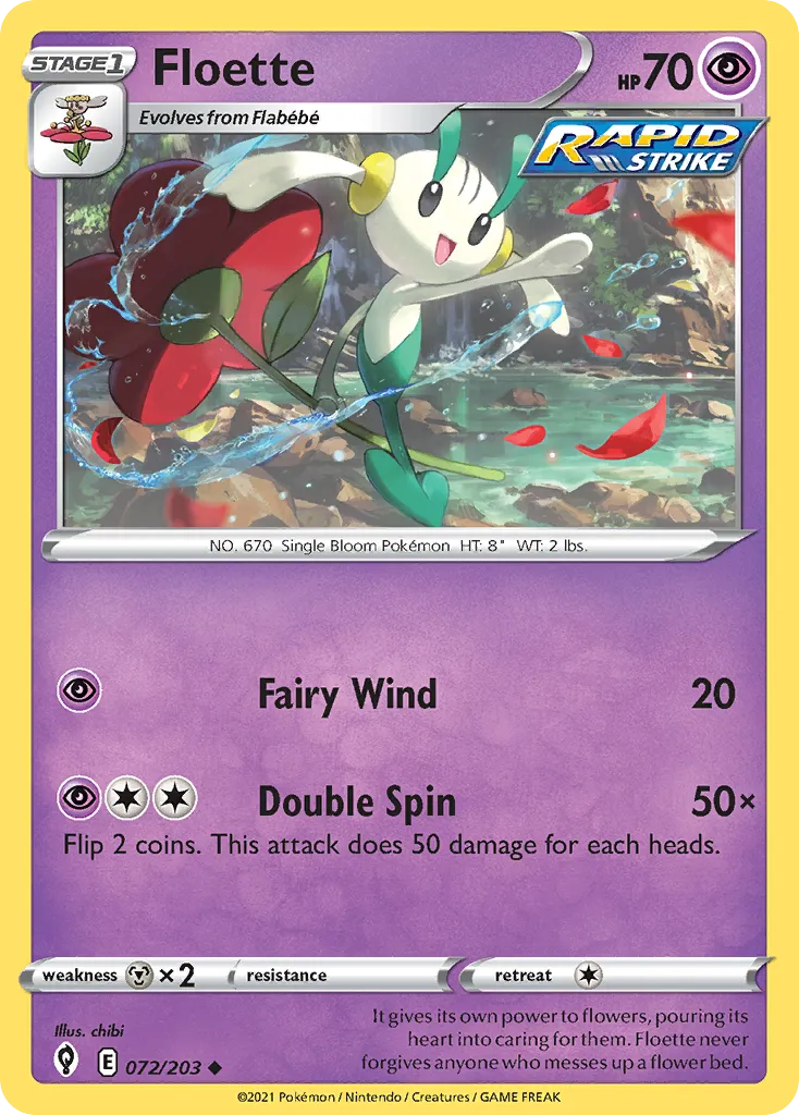 Floette — SWSH07: Evolving Skies — Pokémon