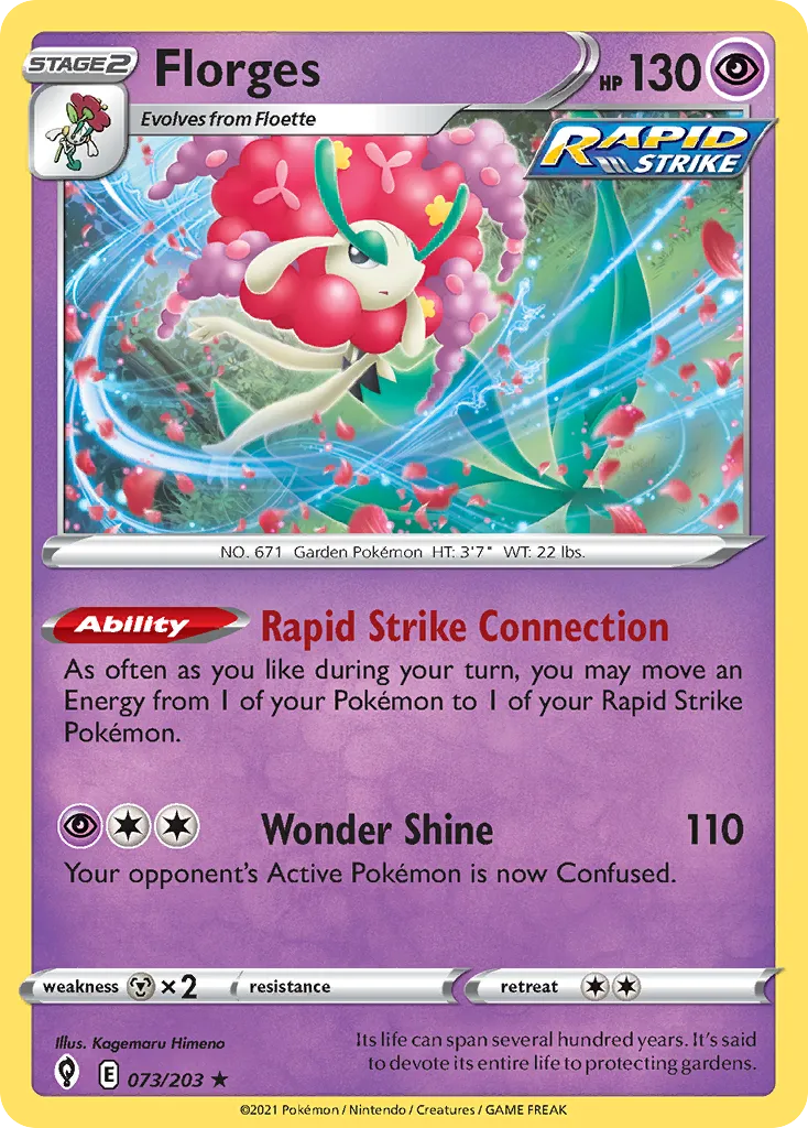 Florges — SWSH07: Evolving Skies — Pokémon