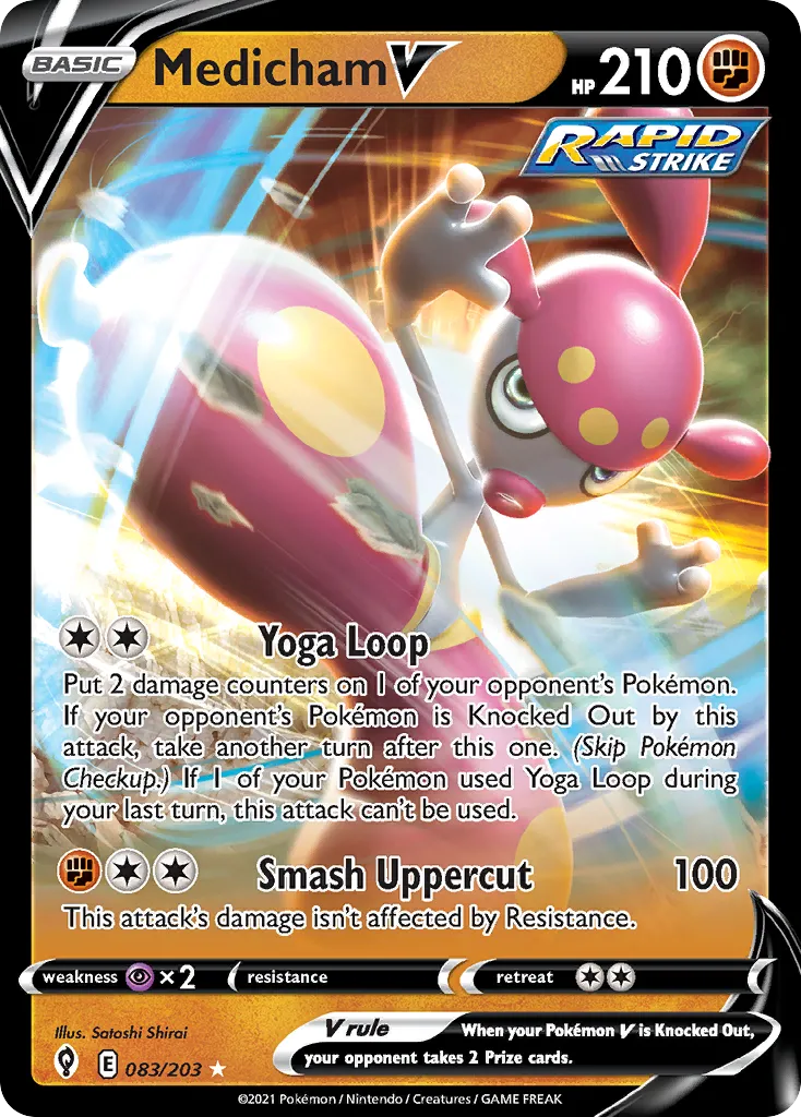 Medicham V — SWSH07: Evolving Skies — Pokémon