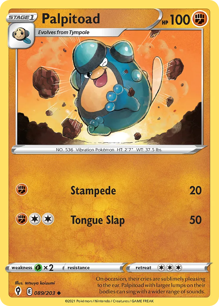 Palpitoad — SWSH07: Evolving Skies — Pokemon