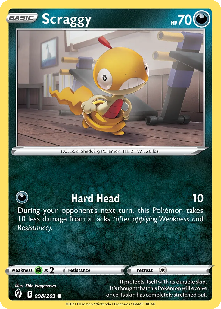 Baggiguane — SWSH07: Evolving Skies — Pokémon