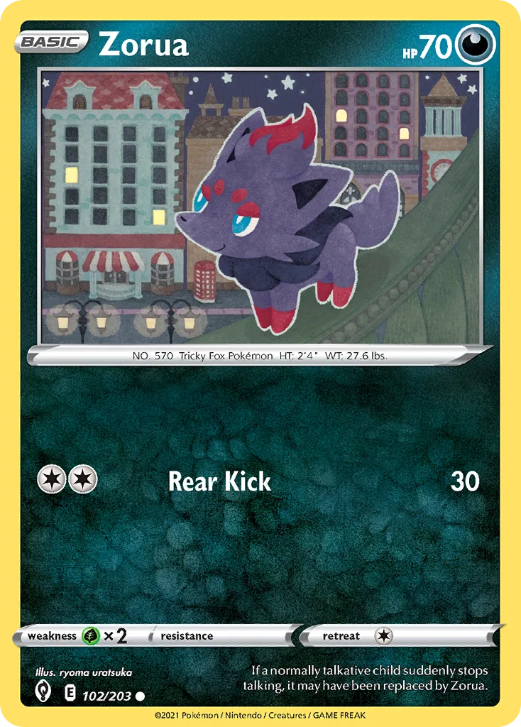 Zorua — SWSH07: Evolving Skies — Pokémon