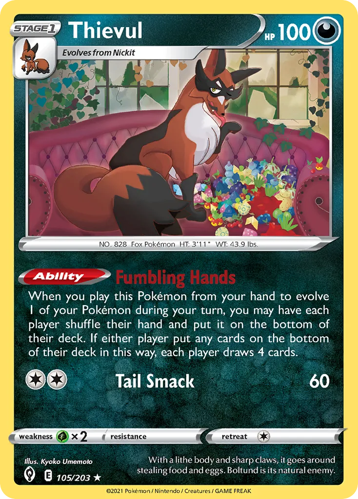 Roublenard — SWSH07: Evolving Skies — Pokémon