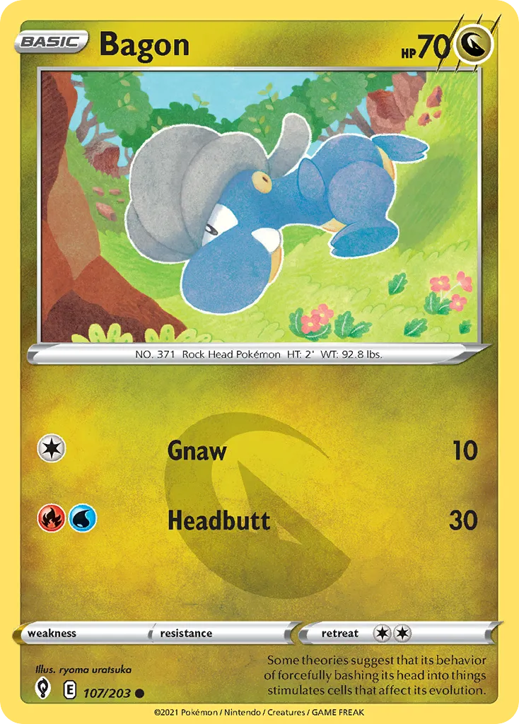 Bagon — SWSH07: Evolving Skies — Pokémon