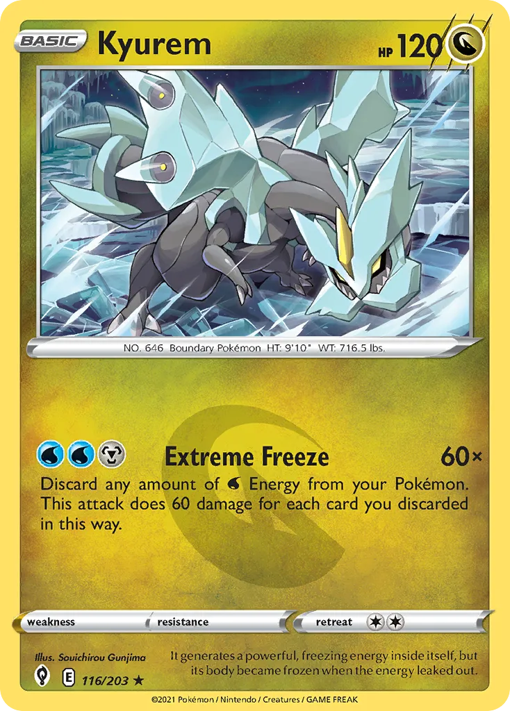 Kyurem — SWSH07: Evolving Skies — Pokémon