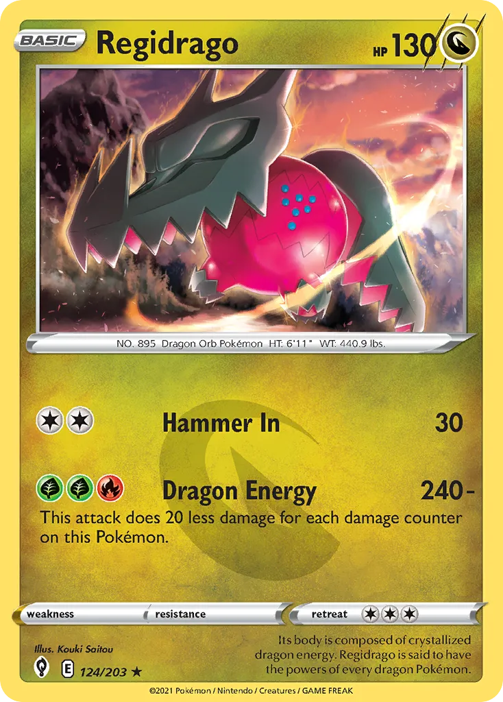 Regidrago — SWSH07: Evolving Skies — Pokémon