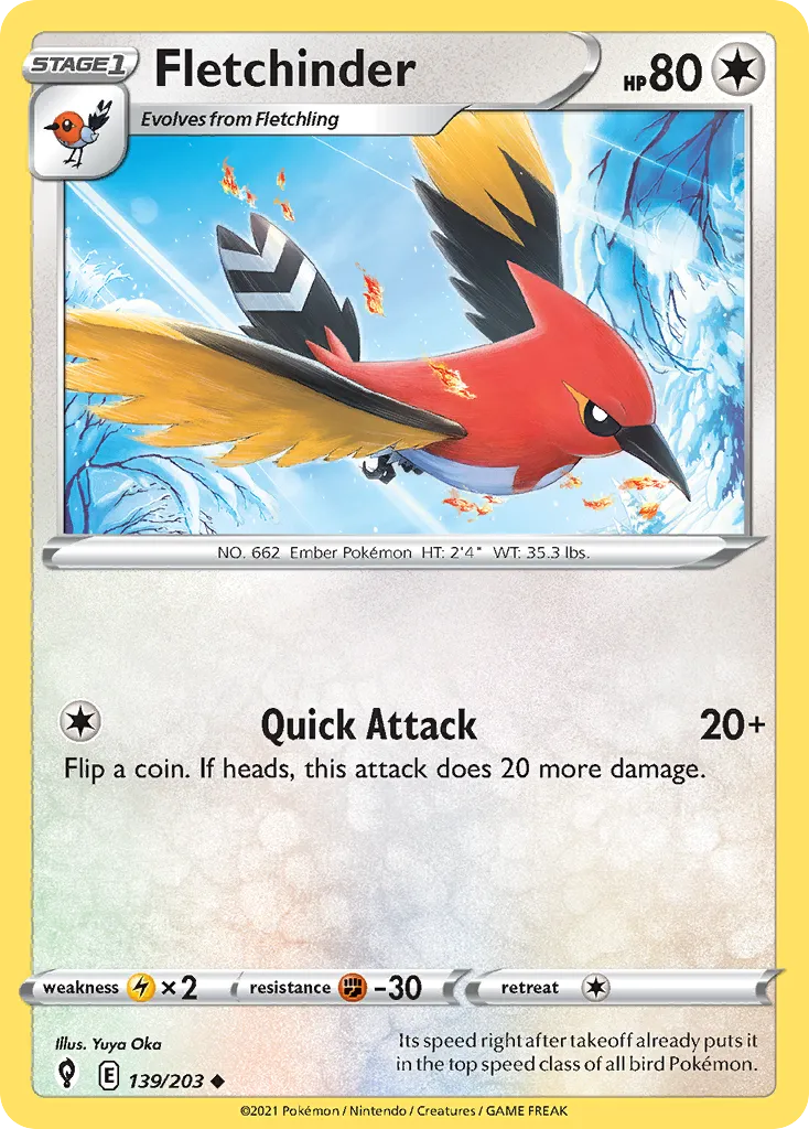 Braisillon — SWSH07: Evolving Skies — Pokémon