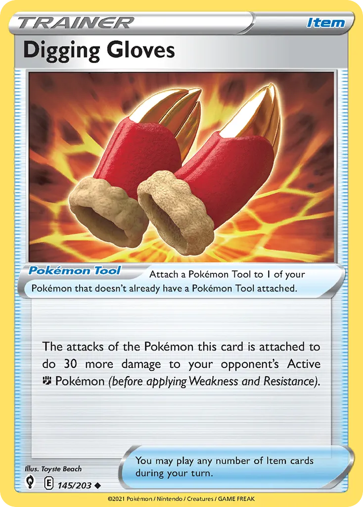 Digging Gloves — SWSH07: Evolving Skies — Pokémon