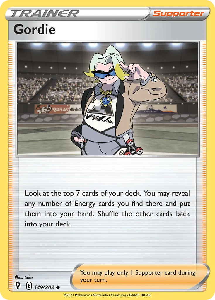 Gordie — SWSH07: Evolving Skies — Pokémon