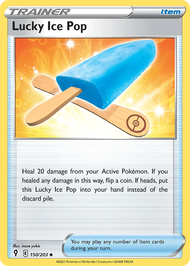 Glace Chanceuse — SWSH07: Evolving Skies — Pokémon
