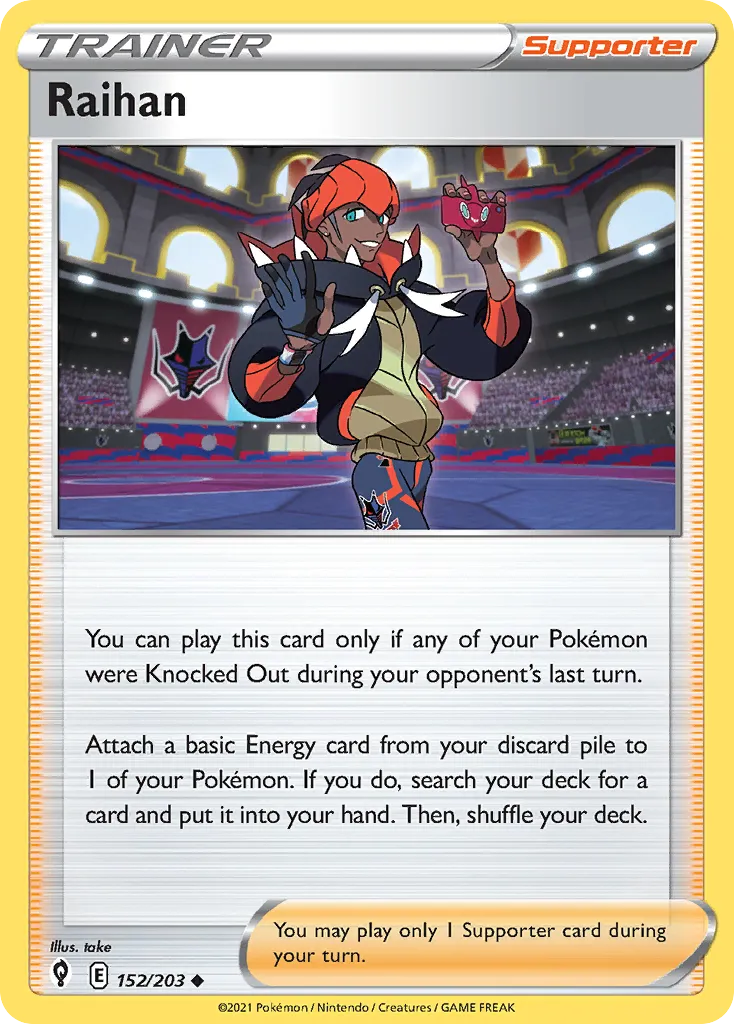 Raihan — SWSH07: Evolving Skies — Pokémon