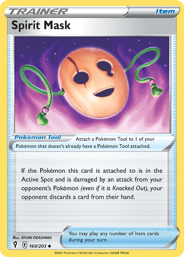 Spirit Mask — SWSH07: Evolving Skies — Pokémon