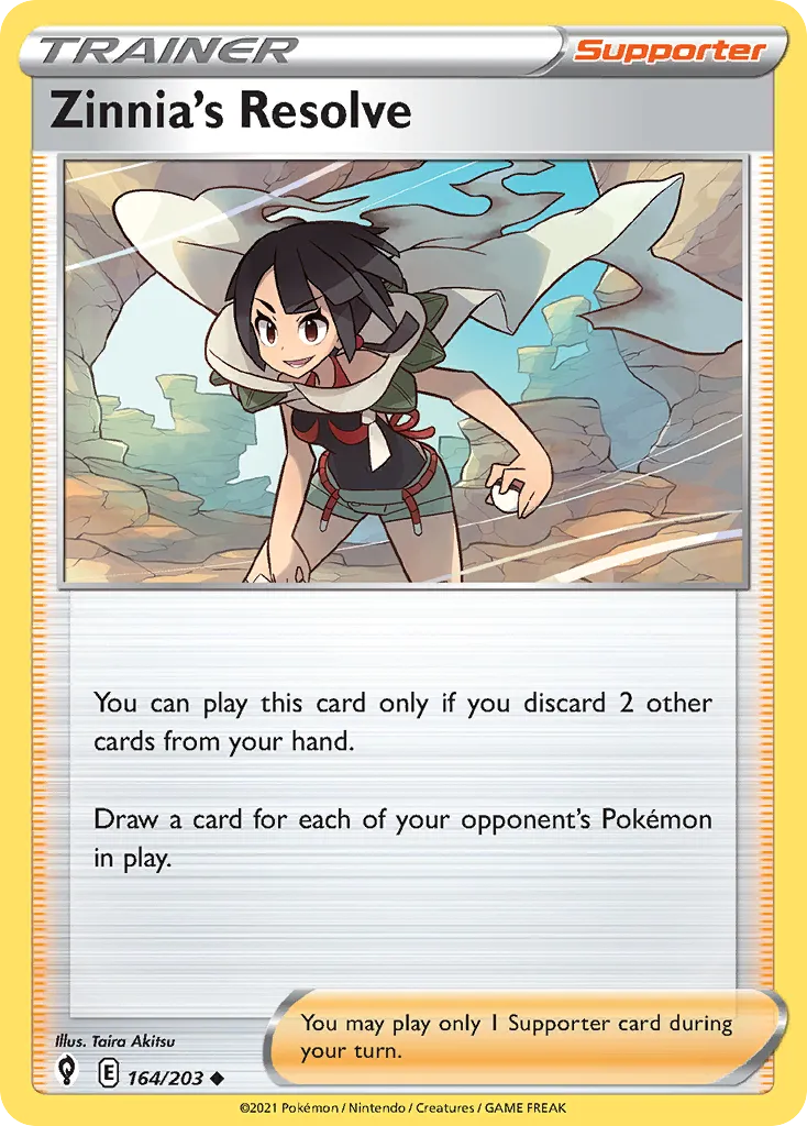Zinnia's Resolve — SWSH07: Evolving Skies — Pokémon
