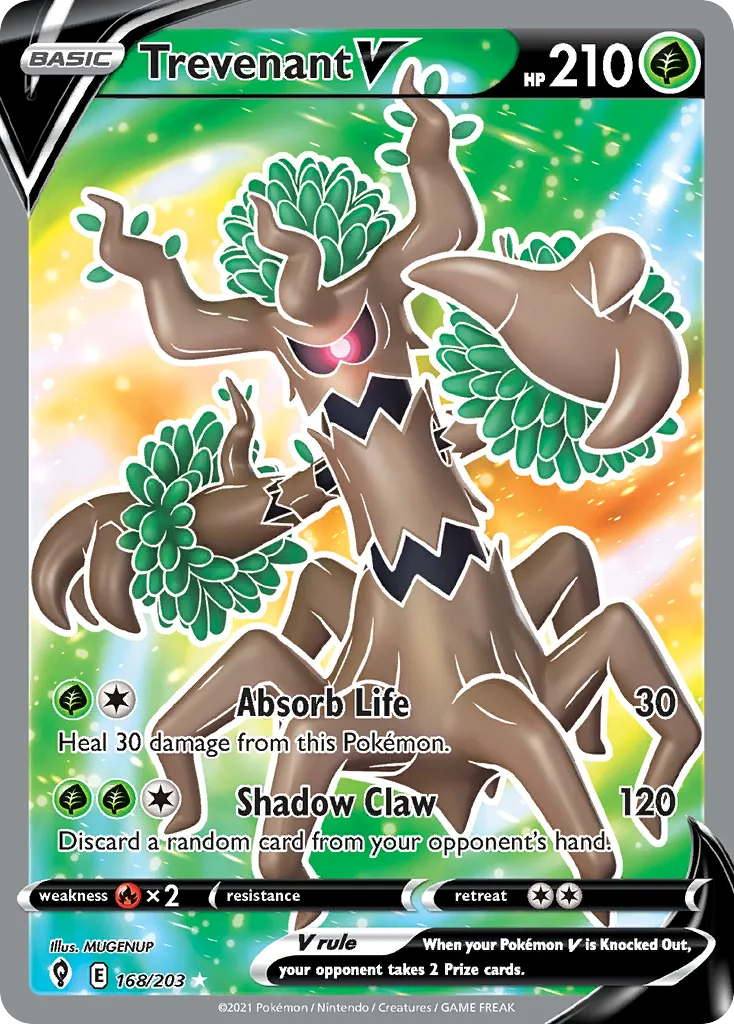 Trevenant V — SWSH07: Evolving Skies — Pokémon